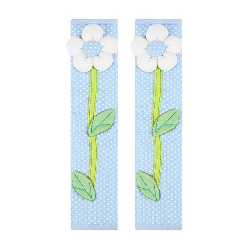 2PCS Pastoral Fleur À Pois Porte/Réfrigérateur Poignée Couverture Réfrigérateur Poignée De Porte Gants Home Decor