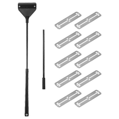 Aquarium Algues Grattoir Aquarium Nettoyeur Aquarium Entretien Nettoyeur De Vitres Grattoir Avec Tige D'extension Et 10
