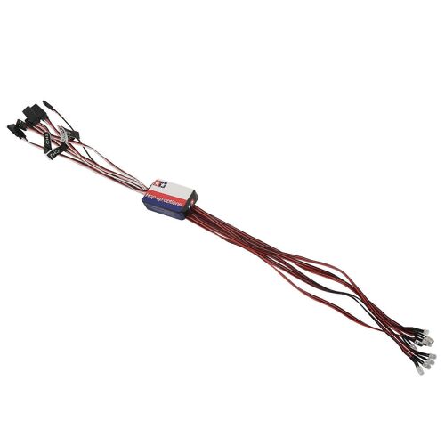 12 LED Kit D¿éclairage De Direction Frein Simulation Lampe De Poche pour 1/10 Échelle Modèles RC Voiture Yokomo AXIAL