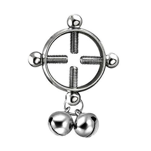 Mode Piercing Bijoux Femmes Corps Piercing Sein Nail Screw Bell Pendentif Faux Mamelon Anneau Bijoux
