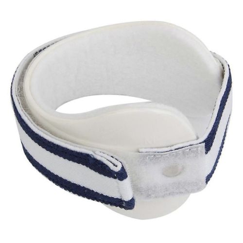 Support Réglable Pour Tennis Elbow Avec Fermoir Anti-Épicondylite,Blanc,Taille L