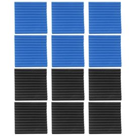 12 Pck Panneaux Acoustiques Insonorisation Mousse Carreaux Acoustiques Studio Mousse Cales Acoustiques 1 pouce x12 pouces x1