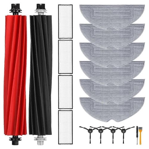 Pièces de rechange pour aspirateur robot S8+/S8 Plus/S8, brosse latérale principale, filtre HEPA, chiffon de nettoyage, sacs à poussière
