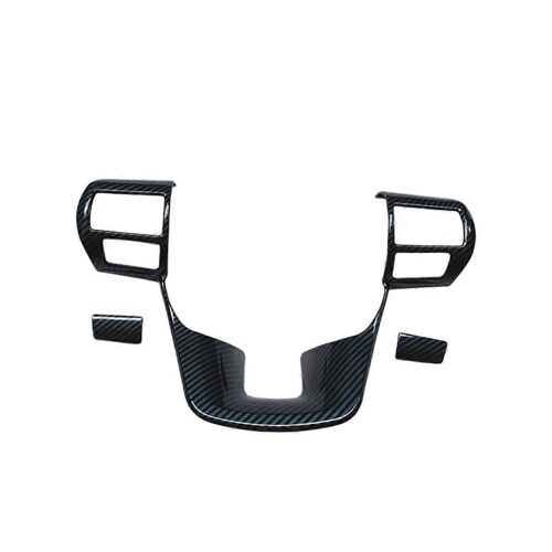 Autocollant De Garniture De Volant De Voiture En Fibre De Carbone Accessoires D'intérieur De Voiture Pour Toyota Fortuner 2018-2023