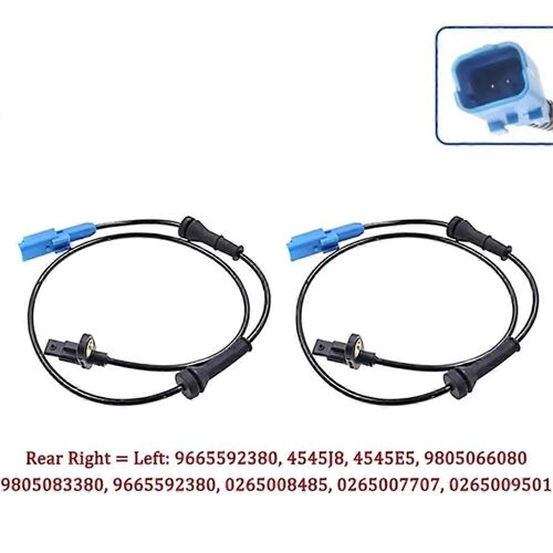 Capteur De Vitesse Abs Avant Arrière Pour C-Elysée C3 Ds3 207 208 301 2008 9655067880 9665592380 4545j9 4545j8