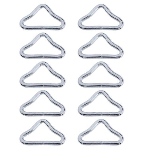 10 Pcs Anneaux Triangle En Métal Boucle Anneaux En V Pour Réparation De Pièces De Trampoline