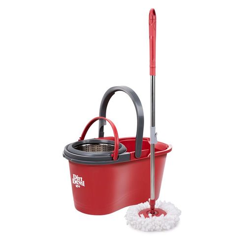 Dirt Devil Système de Mop avec Essoreuse 16 L 17¿ X 98 118 Cm Rouge