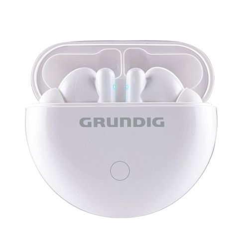 Grundig Écouteurs Bluetooth Sans Fil Écouteurs Sport True Wireless - Autonomie Jusqu¿à 9H - Charge Rapide USB-C - Confort Optimal - Blanc