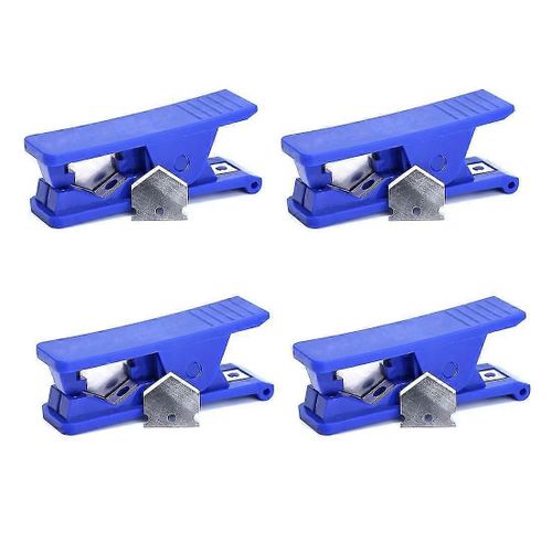 Paquet De 4 Huile De Vélo Disque D'huile De Frein Coupe-Tuyau Coupe-Tube De Diamètre Inférieur À 10mm Tuyau D'huile Non Métallique -Bleu