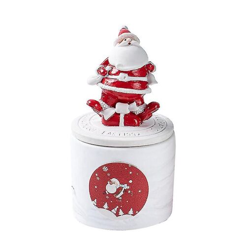 Bougies parfumées de Noël Coffret Cadeaux Pour Les Femmes,Bougies D'aromathérapie Pour La Maison ParfuméThé Blanc