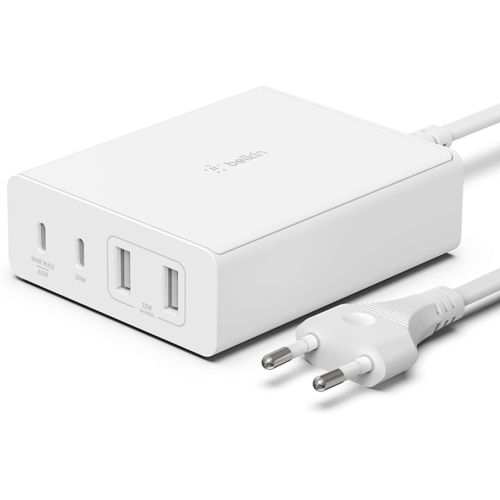 SUBZONAL-Chargeur USB GaN (108 W) pour plusieurs appareils, 2 ports USB-C et 2 ports USB-A, station de recharge rapide pour MacBook, Pro, Air, iPhone, iPad Pro, Air, Galaxy, Pixel, Apple Watch, etc.