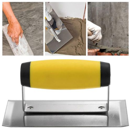 Truelle de plâtrage en acier inoxydable Truelle en béton Outils de construction