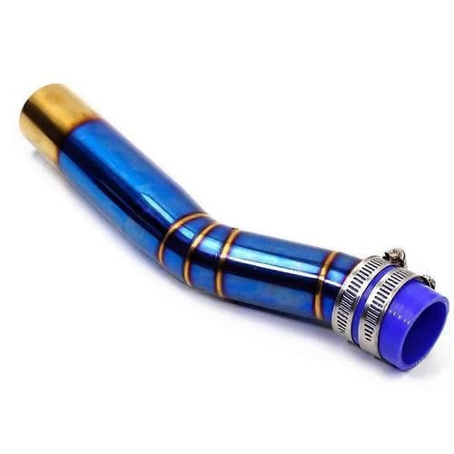 Tuyau D'admission De Filtre À Air En Acier Inoxydable De Moto Pour Nmax 155 2017-2021 Tuyau D'admission De Bleuissement Modifié