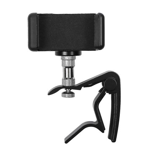 Électrique Acoustique Clip Guitare Support De Téléphone Smartphone Guitare Capo Pince De Téléphone Portable Support De Clip