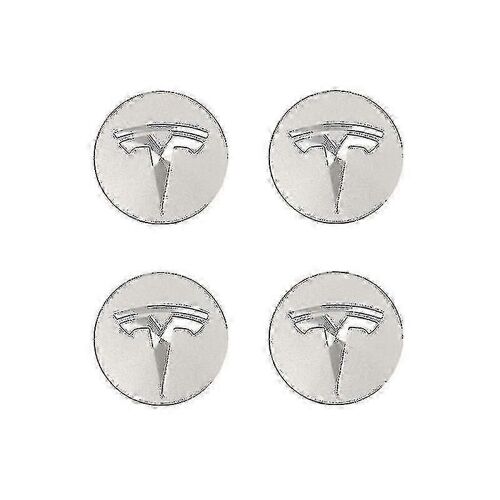 Tesla Model3/X/S/Y Couvercle De Moyeu Couvercle De Moyeu Couvercle De Moyeu Décoration Accessoires De Modification Argent