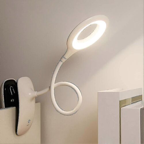 Lampe De Lecture Clip-On Pour Tête De Lit: Rechargeable Et Dimmable