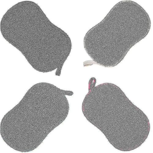 Lot De 8 Éponge À Vaisselle Lavable Microfibre Antibactérienne Réutilisable Éponge Lavage
