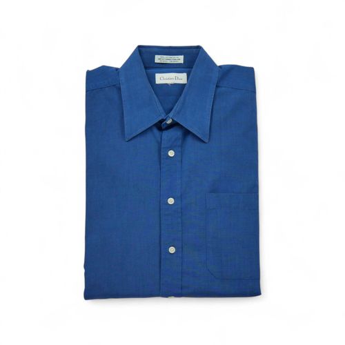 Reconditionné - Chemise Classiques Homme Uni Bleu - Taille Xl - Homme - Bleu