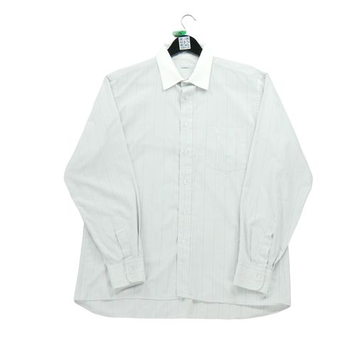 Reconditionné - Chemise Classique Homme À Rayures - Taille L - Homme - Gris