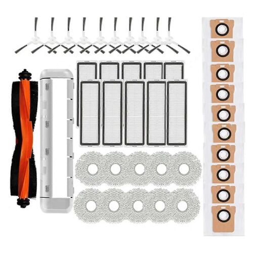 Pour Xiaomi Robot Aspirateur X20+,X10+ / X20 Plus,X10 Plus Pièces de rechange Accessoires Main Side Brosse à serpillière