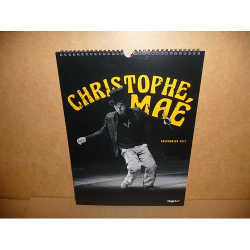 Calendrier 2012 - Christophe Maé