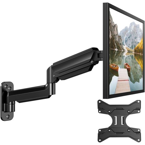 Support Mural pour Écrans Ultra-Large de 24""-35"", Support Ecran PC Mural à Mouvement Complet, Support Mural pour Moniteur, Support VESA 75/100/200mm, Capacité de Charge 3-12KG