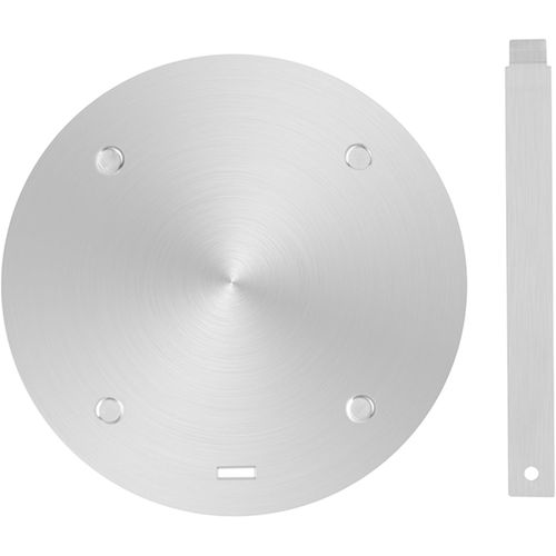 Ulteronixshop-Plaque convertisseur de plaque à induction en acier inoxydable avec poignée amovible pour cuisinière à gaz 28 cm