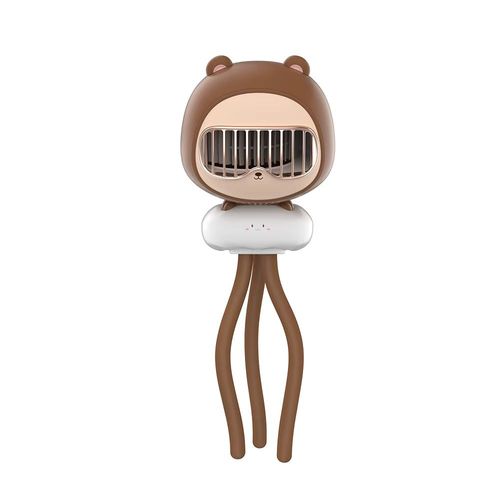 Mini Ventilateur Bébé Poussette Rechargeable Usb – Support Poulpe Flexible