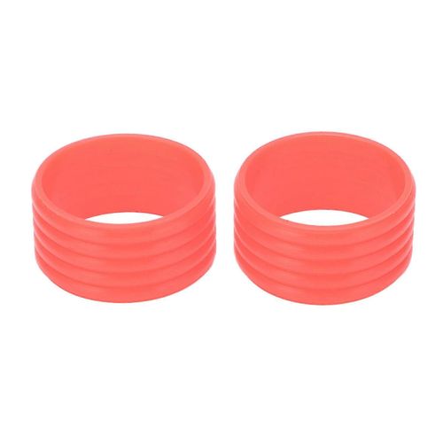 2pcs/Set Raquette De Tennis Poignée Silicone Anneau Absorption Transpiration Tennis Overgrip Fixing Ringrose