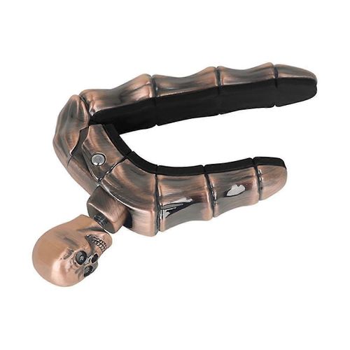 Crâne De Haute Qualité En Alliage De Zinc Capo Folk Bakélite Guitare Classique Accordeur Ukulélé Capo