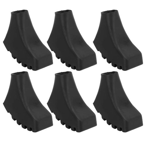6pcs Bâtons De Marche Conseils Protecteurs Antidérapant Trekking Bâton Couvre-Pied Pour La Randonnée En Plein Air