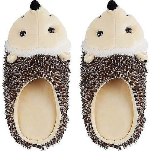 Dessin Animé Hérisson Microfibre Pantoufles Pantoufles De Vadrouille Lavables Pour Le Bureau Propre Sol De La Maison Poussière Et Cheveux (Femmes) Tailles 37-38