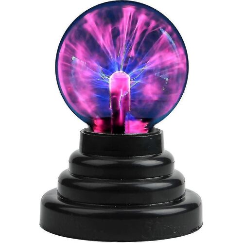 Boule Lumineuse Plasma, Prise Lightning Tactile, Alimentée Par Usb Ou Par Batterie, Idéale Pour Les Fêtes, Décembre