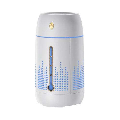 Humidificateurs 1,2 L,Humidificateurs à brume,Air ultra silencieux (blanc)
