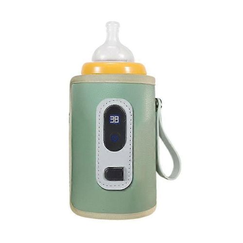 Chauffe-Biberon,Chauffe-Biberon Usb,Chauffe-Biberon Portable Avec 5 Niveaux De Réglage De La Température,Chauffage Du Lait Et Des Aliments Pour Bébés