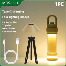 Lanterne De Camping Led 4500mah Étanche – 4 Modes, Tente & Ambiance Extérieure