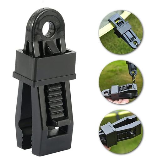 Jeu De 12 Pince Pour Bache,Tendeur Elastique,Tendeur Bache,Poignée De Verrouillage Robuste Et Réglable Pour Bâche Et Toile D'ombrage