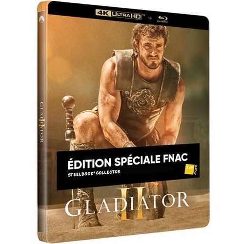 Gladiator Ii - Édition Spéciale Fnac - Boîtier Steelbook - 4k Ultra Hd + Blu-Ray + Blu-Ray Bonus