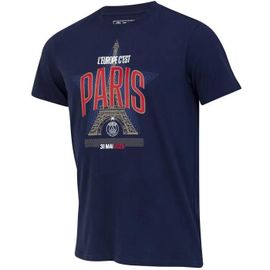 10 Ans - T-Shirt Psg Enfant - L' Europe C'est Paris - Collection Officielle Paris Saint-Germain - Champions