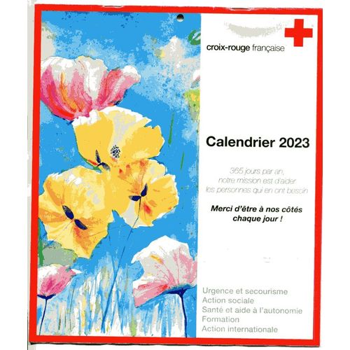 Calendrier Croix Rouge Française - 2023