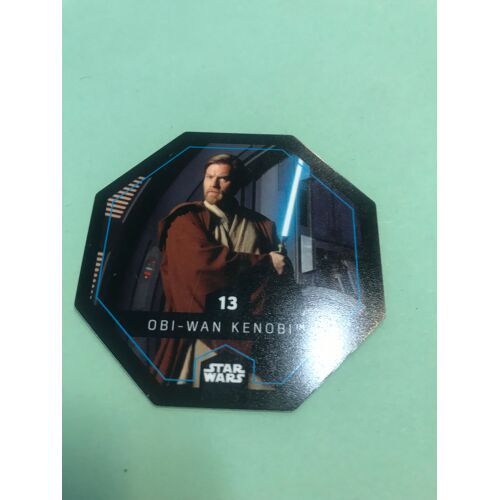 Carte Octogonale Jeton Star Wars Défi Action N°13 Obi Wan Kenobi - Leclerc