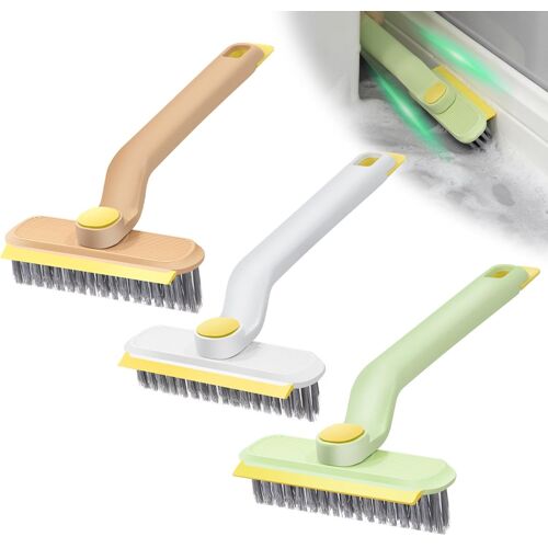 ChenQuanSarl-De Nettoyage Des Interstices - 3Pcs Multifonctionnelle Pour Joint Carrelage, Salle De Bain, Maison, Toilettes - À Poils Rigides