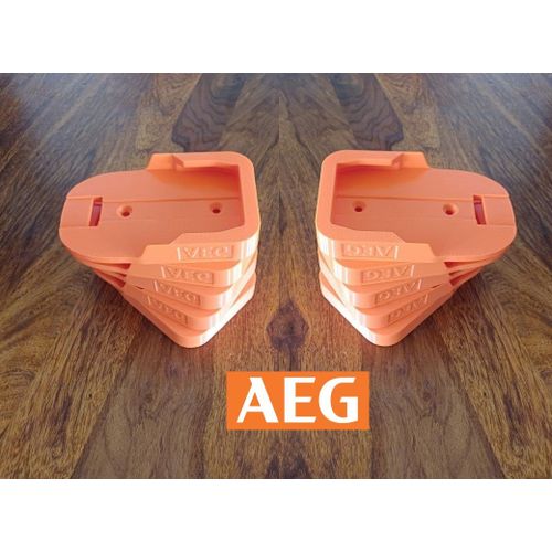 Lot de 10 supports batteries AEG 18V