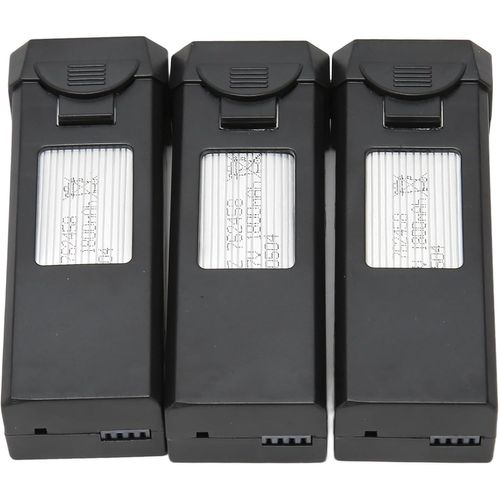 Chenquansarl-3pcs Rc Drone Battery, 3.7v 1800mah Quadcopter Drone Battery Batterie De Remplacement Pour A258 F184 Sp3 Rc Drone-Tosuny