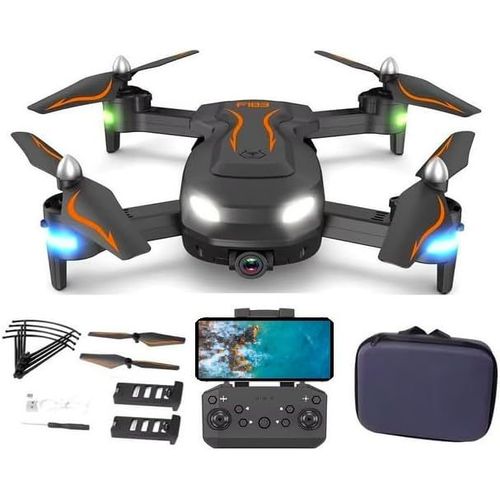 Asfasfq-Drone F183 Pro Avec Double Caméra 4k Hd Drone Professionnel Rc Quadcopter Avec Deux Batteries Et Sac Portable Télécommande Intelligente Évite Les Obstacles Pour Enfants Et Adultes-Sustentastyle