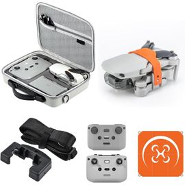 Chenquansarl-Kit D'accessoires 5 En 1 Compatible Avec Mini 4k Fly More Combo/Mini 4k Standard, Avec Sac De Rangement, Héliport, Support D'hélice, Dragonne De Transport, Housse De Protection En Silico-Dji