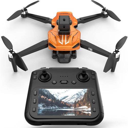 Asfasfq-F180 Gps Drone Avec Caméra 4k, Moteur Brushless, Évitement Auto Obstacles, Décollage/Atterrissage 1-Touche, Mode Sans Tête, Vol Trajectoire, Positionnement Optique, Pour Adultes, Enfants & Dé-Govogorc