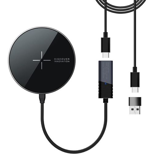 Eryi-Rapide Magnétique Mag-Safe Chargeur Sans Fil Compatible Avec Iphone 12 Pro Max/12 Pro/12/12 Mini, Airpods Pro[4223]
