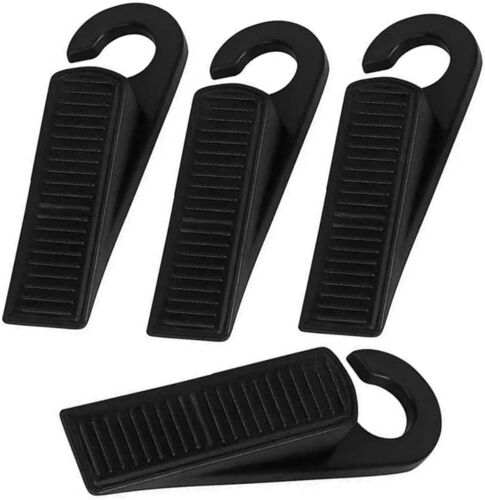 Arrêts de Portes,4 pièces Bloque Coin de Porte,cale portes,Butee de porte,Butee de porte,pour Protection de Portes et Murs,12,5 cm(Noir)