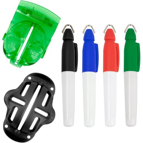 Lot De 6 Outil D'alignement De Balle De Golf,Marquage De Balle De Golf,Marqueur De Balle De Golf,D'alignement De Golf Avec Stylos Marqueurs,Outils De Marquage De Balle Accessoires[Z4389]